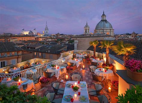 romantic rooftop restaurants rome.